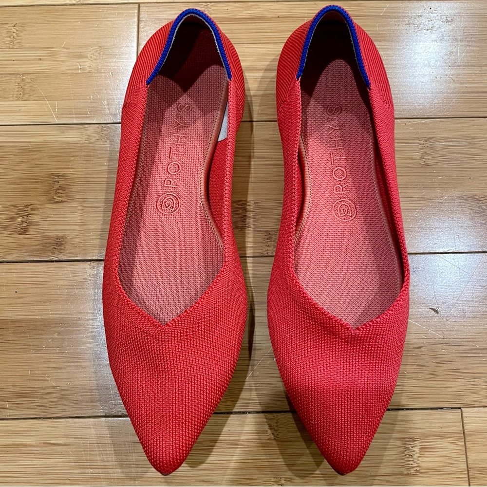 Rothy's The Point Flat - Red